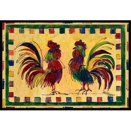 24 X 36 In. Bird - Rooster Indoor Or Outdoor Doormat